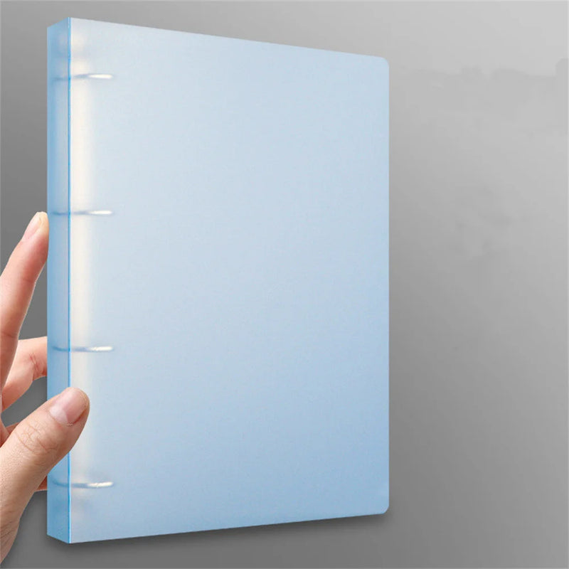 2/4 Hole A4 Binder Folder Pp Folder D-Type Clip Office Storage File Ring Waterproof Test Paper Data Storage Folder Office Supply