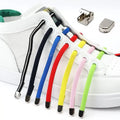 No Tie Shoe Laces Elastic Laces Sneakers 8MM Widened Flat Elastic Shoelaces Adult Quick Shoe Lace Rubber Bands for Shoes