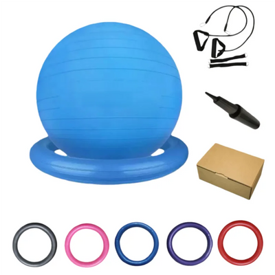 New Premium Non - slip Yoga Ball With Stability Base | SAMAG