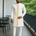 Men Dashiki New In 2-piece Full Pant Sets African | SAMAG