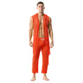 Men's Fishnet Hollow Out Robes Classic Lounge Pants Sexy Sleepwear Mens Robe Sets Daily Home Sleeveless Bathrobes Hooded Pajamas