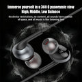 USB Type C in Ear Headphones HiFi Stereo Earphones With HD Mic Wired Earbuds For Samsung Galaxy S25 S24 S23 Wire Control Headset