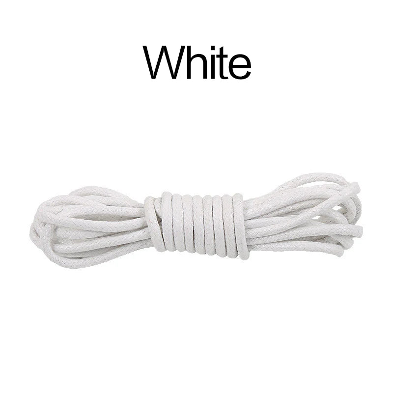 70/90/120/150/160CM Waxed Cotton Round Shoe laces Leather Shoes lace Waterproof ShoeLaces Men Boots Shoelace Shoestring
