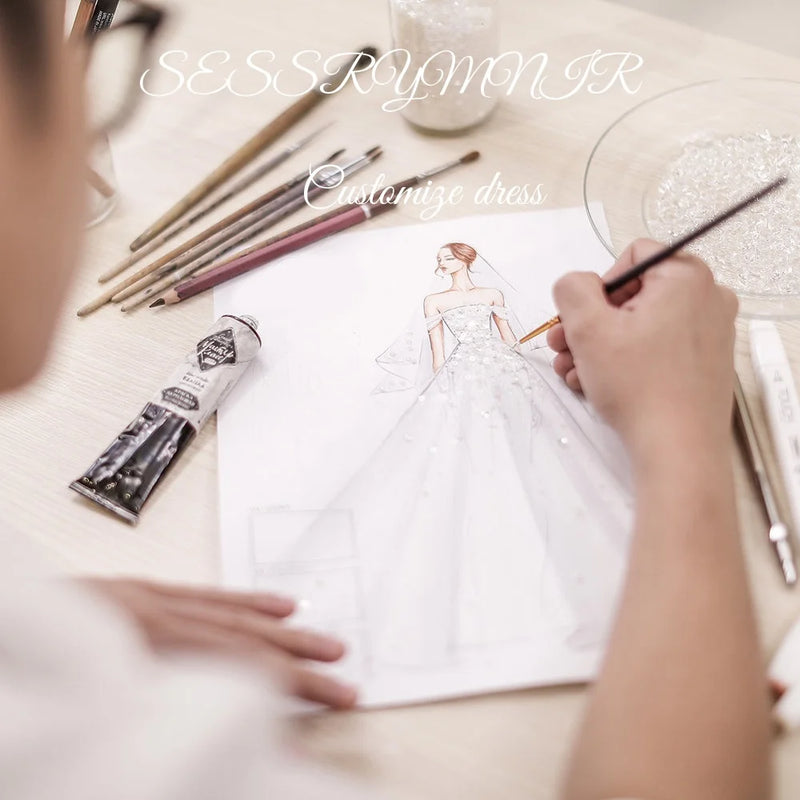 SESSRYMNIR Women'S Formal Evening Gowns Customize Scoop | SAMAG
