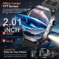2026 New Military Smart Watch Men IP67 3ATM Outdoor Sports Fitness Tracker Blood Pressure Health Monitor BT Calls GPS Smartwatch
