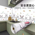 Waterproof Wall Stickers Kitchen Oil-proof Sticker Wallpaper Self-adhesive Waterproof Moisture-proof High Temperature Wall