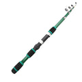FTK 1.8M Portable Spinning Fishing Rod Reel Full Kits Carbon Fiber Carp Rod Wheel Travel Set Accessory