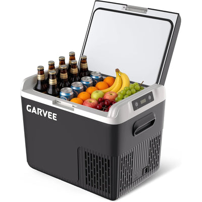 19 Quart Portable Car Refrigerator, 12V/24V DC & 100-240V | SAMAG