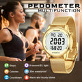 Hearkent Pedometer Watches Sport Step Counter Women's Digital Calories Mile Tracker Waterproof 30M for Walking | SAMAG