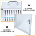 24 - Slot Metal Phone Jail Storage Cabinet Lockable Cell Box for Classroom Office Wall Mounted Portable - View 6 | SAMAG