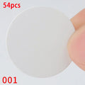 54Pcs Wooden Furniture Self Adhesive Screw Cap Cover Hole Stickers Wood Craft Desk Cabinet Drawer Art Sticker Ornament