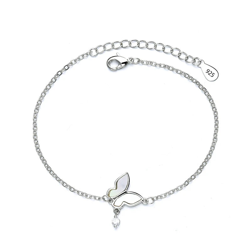VENTFILLE 925 Sterling Silver Zircon Love Heart Bracelet | SAMAG