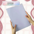A4 Document Holders,Creative And Minimalist Transparent Book Clips, Exam Paper Folders, Plastic Office And Resume Report Folders