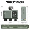 Tuya Wifi+RF433 3-outlet water timer Garden Water Timer Rain Delay Filter Programmable Automatic Irrigation Controller