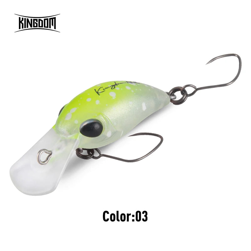 Kingdom Mini Crank Minnow Lure 1.5g 25mm 3.2g 32mm | SAMAG
