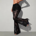 Sexy Black Lace Patchwork High Waist New Fashion - View 2 | SAMAG