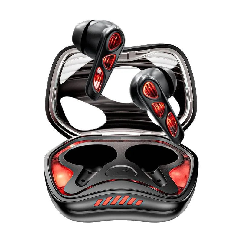 Gaming Wireless Earbuds Low Latency RGB Cool Ambient Light ANC Noise Canceling Bluetooth 5.4 In-ear Earphones For Esport Gamer