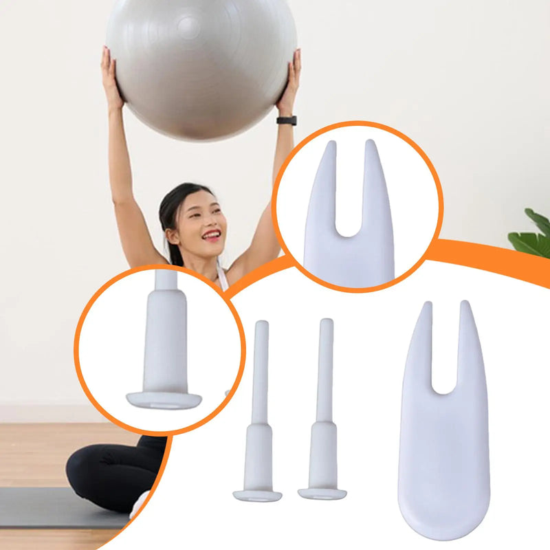 Plastic Yoga Ball Air Plugs Set Mini Exercise Pin Remover | SAMAG
