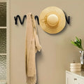 Wall Mounted Coat Rack Iron Clothes Hanger Modern Hall Wave Clothing Racks Aesthetic Wall Organizer Hook Living Room Furniture