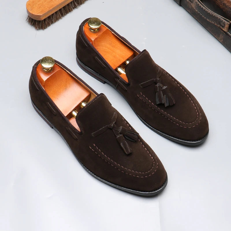 Men's Casual Business Shoes Mens Classic British Style Penny Loafers Moccasins Fashion Party Wedding Flats for Men