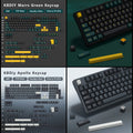 KBDiy GMK Blue Samurai Keycap Cherry Profile Double Shot PBT ISO Keycaps For Gamer Mechanical Keyboard Kit Gaming Point Key Cap