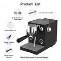 CAFOVO E120 Semi-automatic Coffee Machine ULKA Pump 9Bar OPV System Three Boiler with OLED Display for Home Cafe Espresso Maker