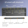10*6 Inch Portable Digital Tablet Connect Mobile Phone Digital Pressure Drawing Tablet Interactive Graphic Tablet For Drawing
