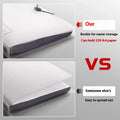 NONE Four Hole A4 Punched Binder 4-hole Folder Data Book Storage Book Clip Shell Insert Bag Paper Binding clip Office Notes