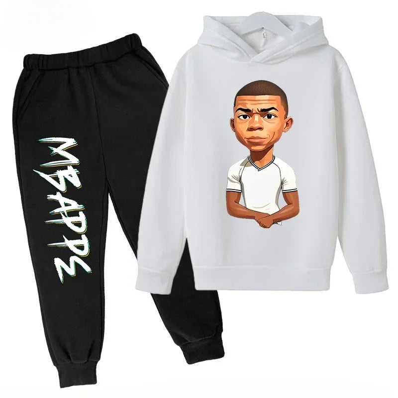 Autumn Mbappé Printed Children's Hoodie Suit Sweatshirt | SAMAG