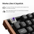 Keychron K8 HE Wireless Magnetic Switch Custom Keyboard RGB Backlight Double-Shot PBT Keycap