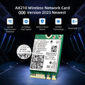 Wi - Fi 6E AX210NGW Wireless Card 5374Mbps BT5.3 Desktop Kit Antenna 802.11ax Tri - Band 2.4G/5Ghz/6G Than - Visuel 3 | SAMAG
