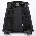 2026 Men Autumn Jacket Bomber Biker Zipper Motorcycle Faux Fur Coat Male Fleece Pilot Vintage Black Red Brown PU Leather Jacket
