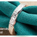 DOTEFFIL 925 Sterling Silver Mageweave Sculpture Ring For Wedding Engagement Party Jewelry