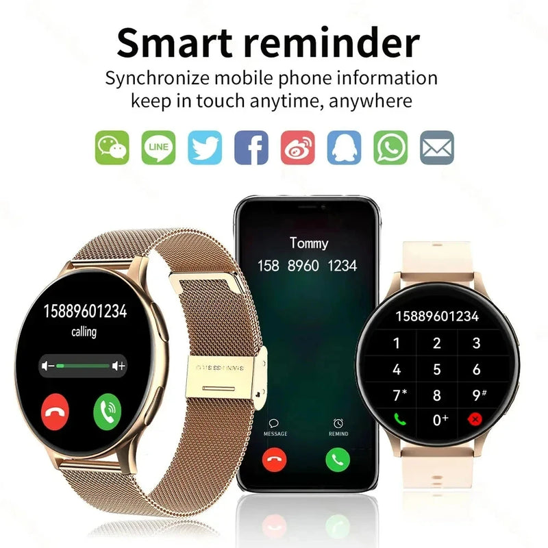 LIGE New Smart Watch 2026 Wireless Charging Custom Watch Face Smartwatch Bluetooth Call Smart Watches Men Women Fitness Bracelet