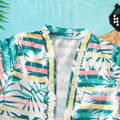 Infant Boys Summer Beach Short Sleeve Open Front - View 3 | SAMAG