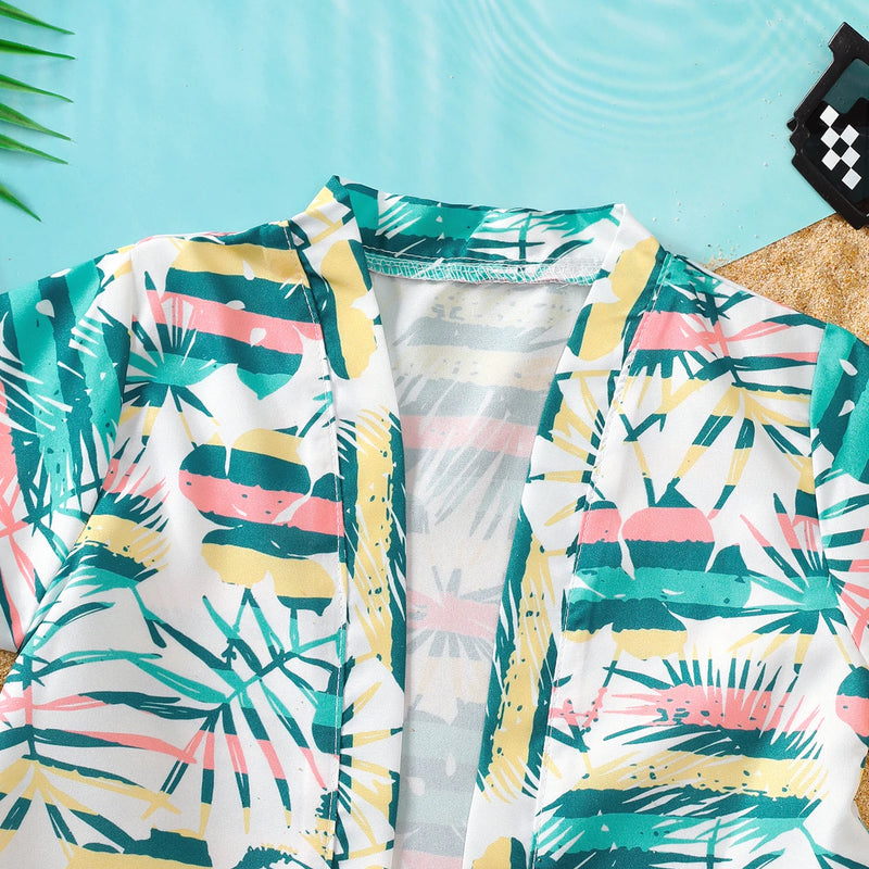 Infant Boys Summer Beach Short Sleeve Open Front - View 3 | SAMAG