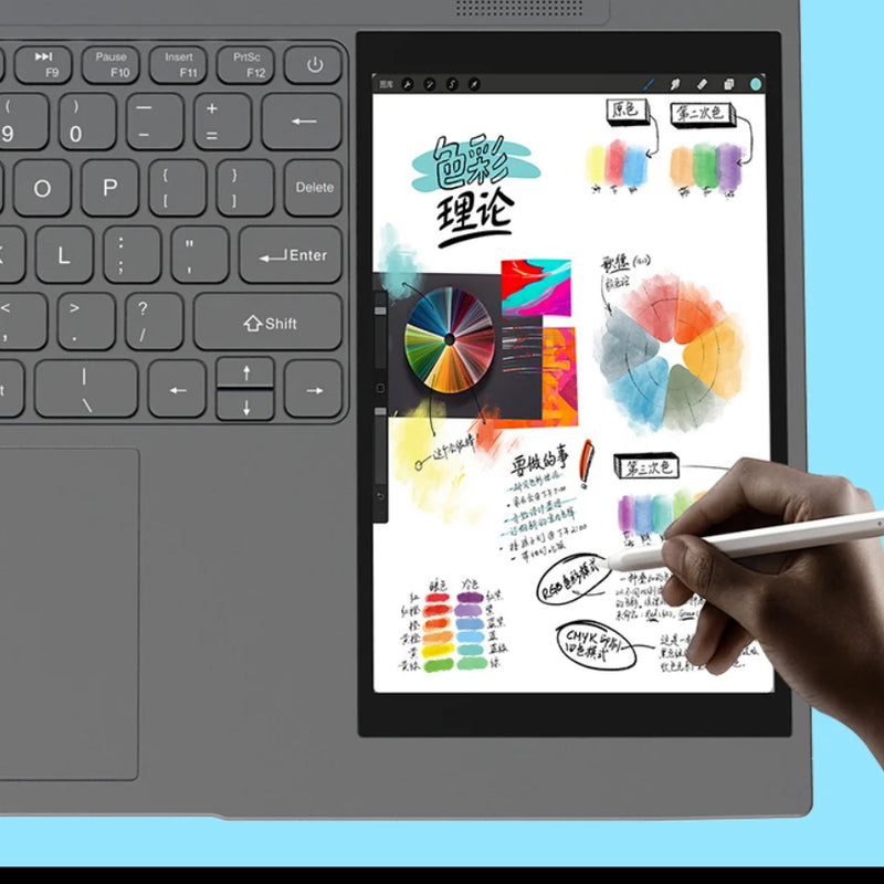 Dual Screen Laptop 15.6" IPS+7" Touch Screen 16G DDR4 128GB-2TB SSD Intel N95 N100 Processor Windows11 Notebook Computer Face ID