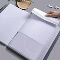 A4 Display Paper File Folder 40/60/100 Pockets Document Organizer with Snap Closure Office School Stationery