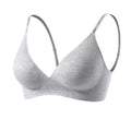 Top New Threaded Non-marking Women's Bra Without Steel Ring Gathering Anti-sagging Women's Underwear Sports Comfortable Bra