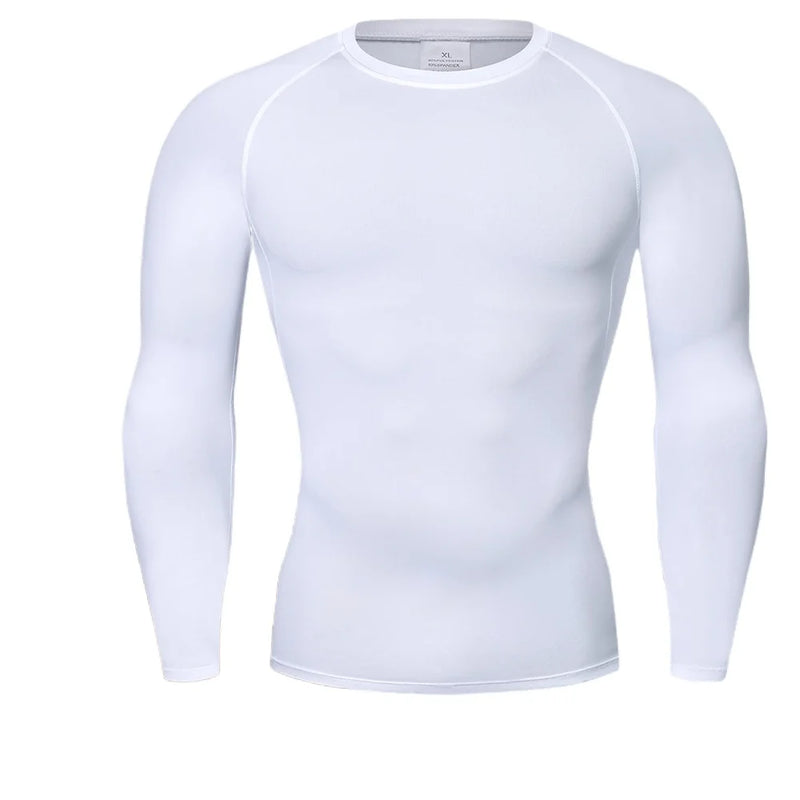Winter Men Thermal Underwear Set Mens Fleece Lined Warm Undershirts Long Johns Compression Tights Fitness Sports Tracksuit Set