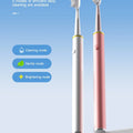 Sonic Electric Toothbrush Mental Thin Brush Body Timer Rechargeable Toothbrush for Women Pure Wisdom Beauty Soft DuPont Bristle