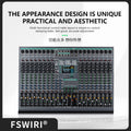 FSWIRI Professional DJ audio mixer 14/18-way mixer stage meeting Bluetooth USB flash drive MP3 tape effect  Sound mixer