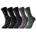 5 Pairs Men's Socks Cotton Business New Fashion Funny | SAMAG