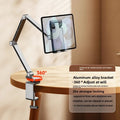 Tablet Desk Mount Stand,360° Rotating Adjustable Metal Arms Foldable, Sturdy Bed Mount for 4.7-13.5 Inch  iPad and Android