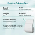 Phomemo Reflective Colour Thermal Label Sticker 40x30mm 230Pcs Each Roll Use For M108/M110/M120/M200/M220/M221/241BT/D520