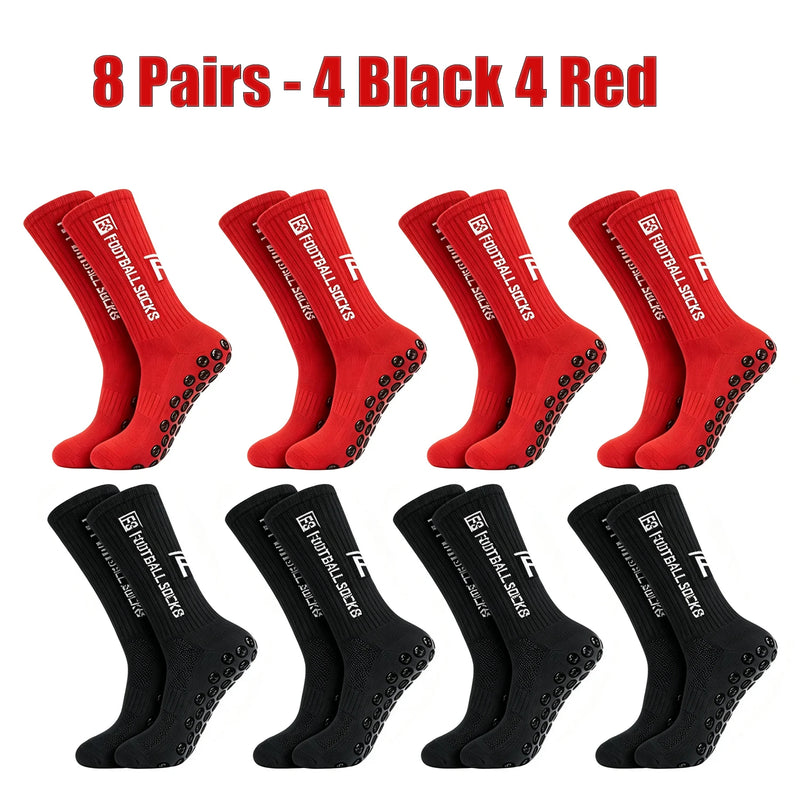 New Football Socks Non Slip Grip Mid Tube Sports | SAMAG