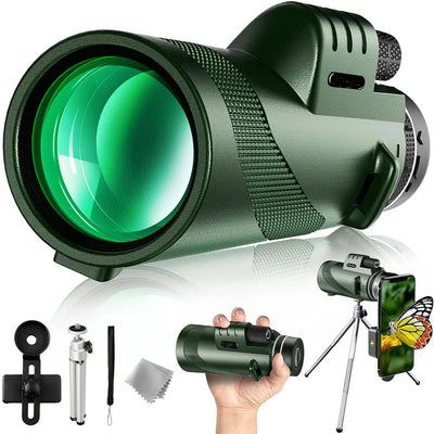 80x100 HD ZOOM Monocular Telescope Portable Powerful | SAMAG