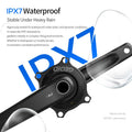 GEOID PM500 Road Bike Power Meter 110BCD 4-Bolt Crankset 24mm Spindle ANT+ Bluetooth Compatible for Shimano