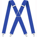New Adjustable Adult Suspenders Elastic Strong Metal Clips Adult Belt 4 Clips Clip-on Suspenders Men Women