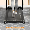 Portable Quiet 2.5HP Treadmill with App Control, 300 lbs | SAMAG